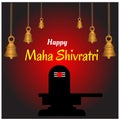 Religious Maha Shivratri Artistic Greeting Card Design